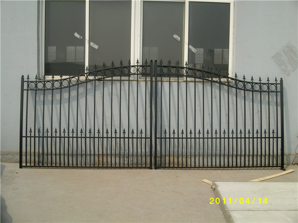 Elegant Wrought Iron Gate